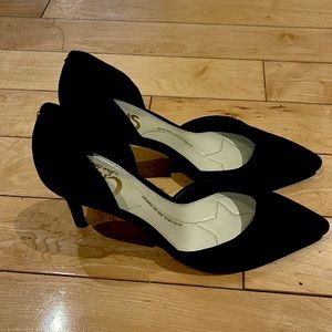 Sam Edelman Circus Black Suede pointed Toe high heel Pump women’s size 8